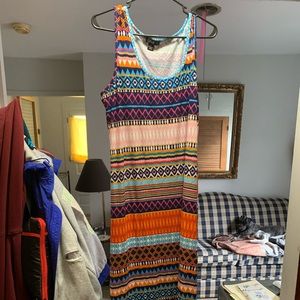 Multi-color maxi dress
